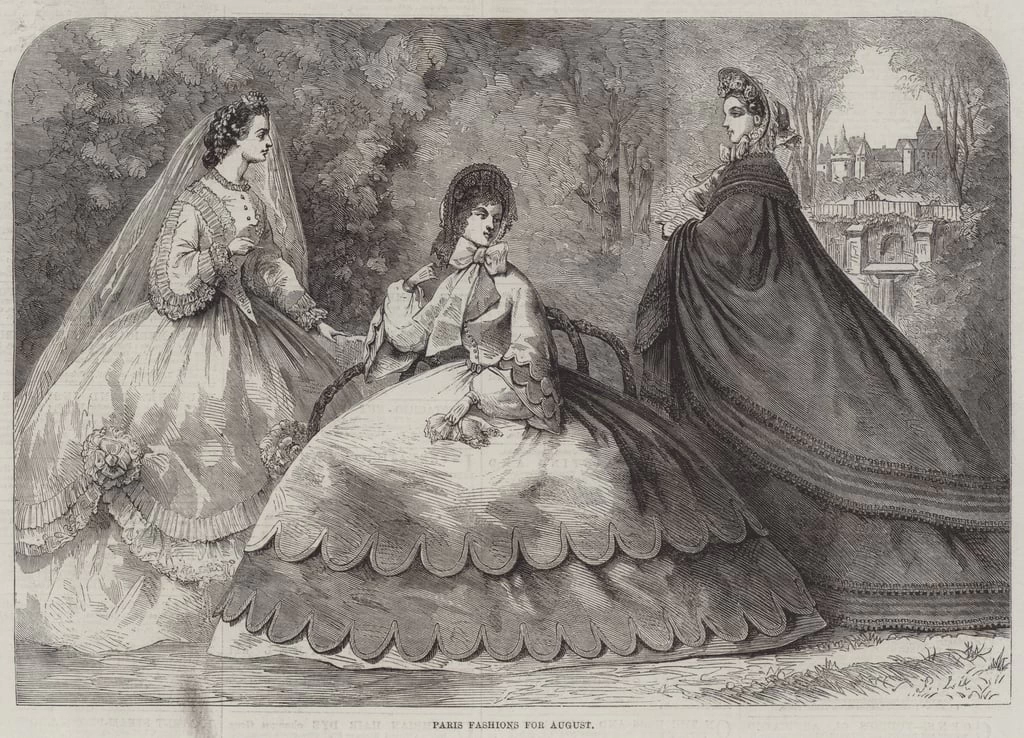 Frederic Theodore Lix - Moda di Parigi per agosto